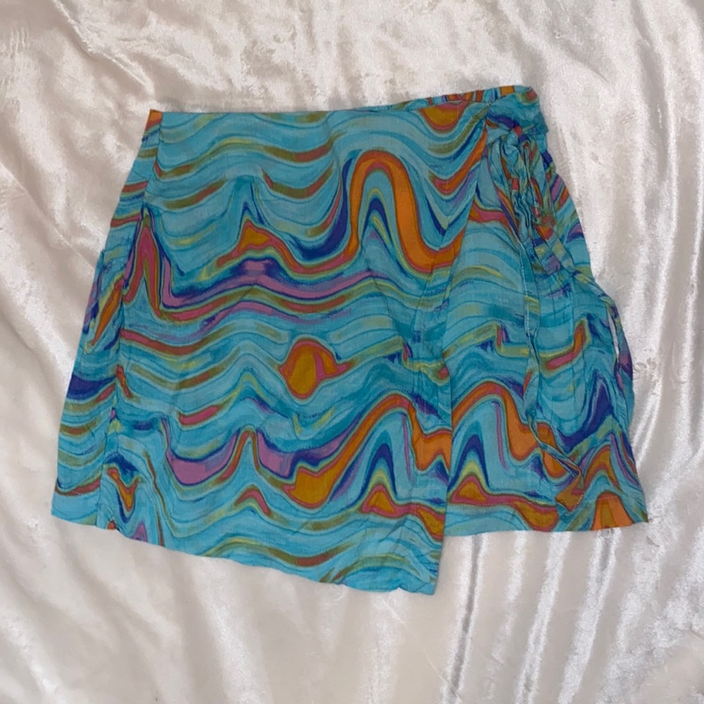 Retro Print Skirt 🪩